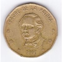 Доминиканская Республика 1 песо 2000. Возможен обмен