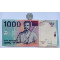 Werty71 Индонезия 1000 Рупий 2013 UNC банкнота 1 1