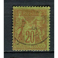 Франция - 1884 - Аллегория - [Mi. 79] - полная серия - 1 марка. Гашеная.  (Лот 53Dk)