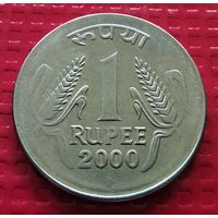 Индия 1 рупия 2000 г. #40720