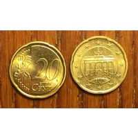 Германия, 20 евроцентов 2007 F