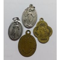 Медальоны католические Италия, Испания начало 20 века