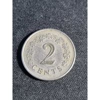 Мальта 2 цента 1982