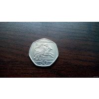 50 центов 1994 год Кипр (Состояние на фото)