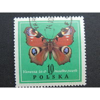 Польша 1967г. Бабочки.