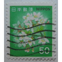Марка Японии Цветы
