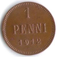 1 пенни 1912 год _состояние UNC