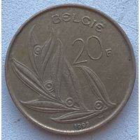 Бельгия 20 франков 1993 г. Belgie