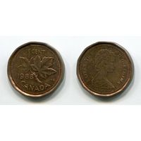 Канада. 1 цент (1988, aUNC)