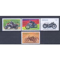 [588] Гана 1985. Техника.Мотоциклы. СЕРИЯ MNH