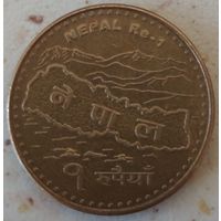 Непал 1 рупия 2009. Возможен обмен