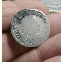 6 грошей 1681 г Ян Собески пореже