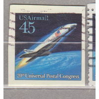 Космос 20-й Конгресс ВПС США 1988 год лот 6 Б/З менее 30 % от каталога