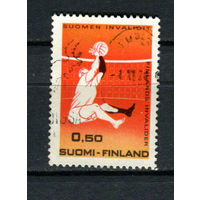 Финляндия - 1970 - 30 лет Ассоциации инвалидов войны. Волейбол - [Mi. 676] - полная серия - 1 марка. Гашеная.  (Лот 188AO)