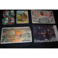 Сборная серия старинных карточек-реклам и мини-открыток: моя коллекция до 1917 года - антикварная редкость - цена за всё, что на фото, по отдельности пока не продаю-!