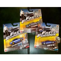 Модели Ford Dodge Mattel Форсаж Fast and Furiuos масштаб 1/55