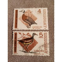 Уругвай 1968. Болотные птицы