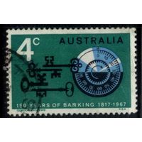 Австралия 1967 Mi# 386 150 лет Банку Австралии и Банку Нового Южного Уэльса. Гашеная (AU08)