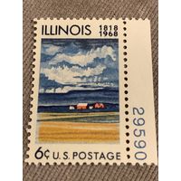 США 1968. 150 летие штата Иллинойс. Полная серия