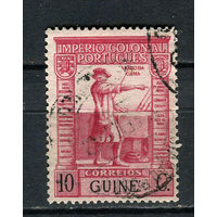 Португальские колонии - Гвинея - 1938 - Васко да Гама 10C - [Mi.225] - 1 марка. Гашеная.  (Лот 78ET)-T5P1