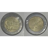 2 евро 2012 Люксембург "100 лет со смерти Великого герцога Люксембургского Вильгельма IV" UNC