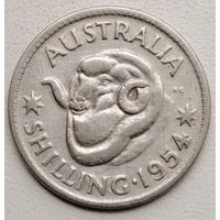 Австралия 1 шиллинг 1954 2