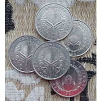 Джибути 5 франков 1991 года
