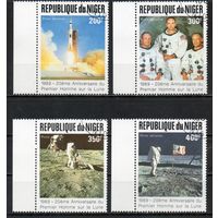 Космос Нигер 1989 год серия из 4-х марок