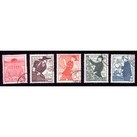 5 марок 1959 год Китай 454-458