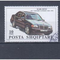 [1941] Албания 1994. Автомобиль. Гашеная марка.