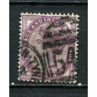 Великобритания - 1881 - Королева Виктория 1P - [Mi.65IIxc] - 1 марка. Гашеная.  (Лот 43Fe)-T25P13