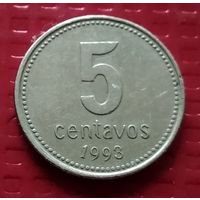 Аргентина 5 сентаво 1993 г. #40127