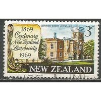 Новая Зеландия. 100 лет Юридическому обществу. 1969г. Mi#499.