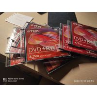 DVD + RW TDK   Качество Цена за 10 штук