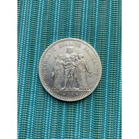Франция 5 франков 1875 г.