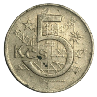 Чехословакия 5 крон, 1969