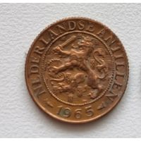 Нидерландские Антильские острова 1 цент, 1965 4-10-25