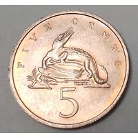 Ямайка 5 центов, 1973 (9-11-25(в))