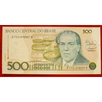 Бразилия. 500 крузадо. UNC.