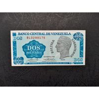 2 боливара 1989 года. Венесуэла. UNC.