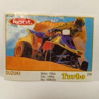 Turbo #290 (Турбо) Вкладыш жевачки Турба. Жвачки