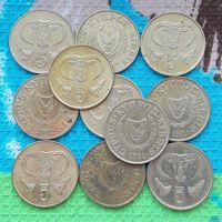 Кипр 5 центов, AU. Новогодняя ликвидация!