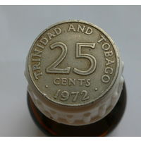 25 центов 1972 Тринидад и Тобаго