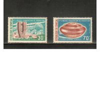Сенегал-1967 (Мих.367-368) * (след от накл.)  ,Доисторические памятники и культура  (полная серия)