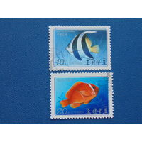 Корея 1986г. Морская фауна.