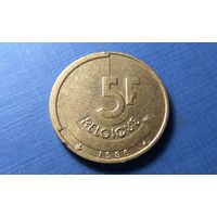 5 франков 1986 BELGIQUE. Бельгия.