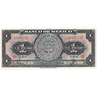 Мексика, 1 песо, 1954 г., UNC