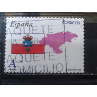 Испания 2009 Флаг и карта Кантабрии