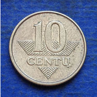 Литва 10 центов 2008