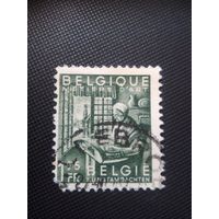 Бельгия. Кружевница. 1948г. гашеная